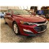 Image 8 : PARKSVILLE - 2019 CHEVROLET MALIBU RED 94569 KMS - D223102