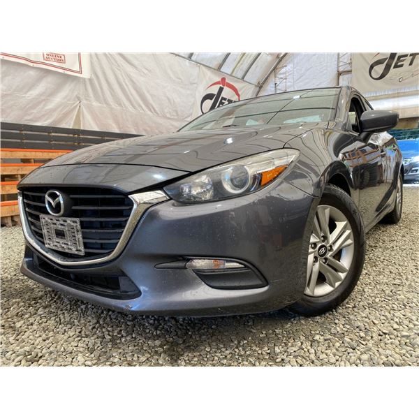 PARKSVILLE - 2017 MAZDA MAZDA3 GREY 183421 KMS - D133295