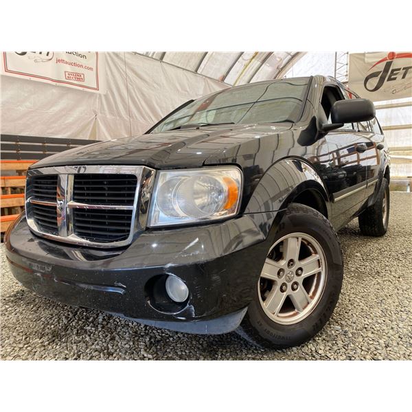 PARKSVILLE - 2008 DODGE DURANGO BLACK 278367 KMS - B115962