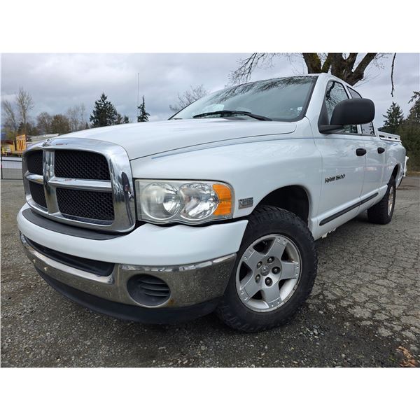 DUNCAN - 2005 DODGE RAM 1500 WHITE 237398 MILES - D200430
