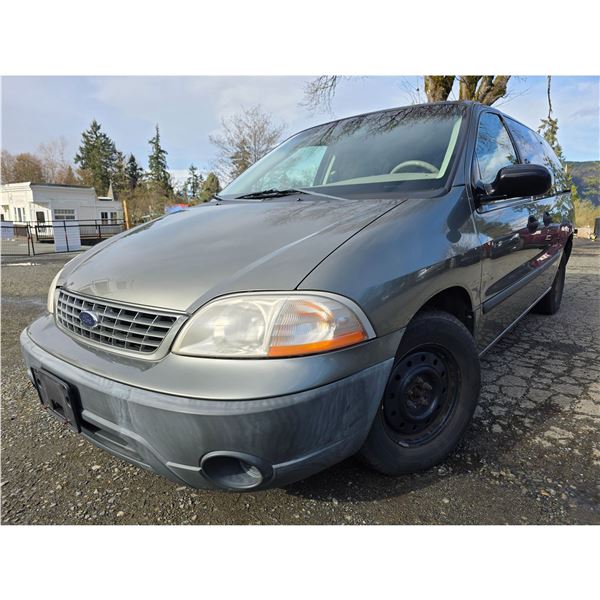 DUNCAN - 2001 FORD WINDSTAR GREEN  185653 KMS - DA18231