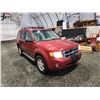 Image 9 : PARKSVILLE - 2008 FORD ESCAPE, RED, 300656 KMS, FRONT WHEEL DRIVE. - DB11634