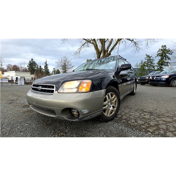 DUNCAN - 2000 SUBARU LEGACY BLACK  346398 KMS - D614849