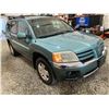 Image 9 : PARKSVILLE - 2004 MITSUBISHI ENDEAVOR GREEN 241260 KMS - D054320
