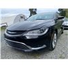 Image 1 : PARKSVILLE - 2015 CHRYSLER 200 BLACK 149539 KMS - B511092