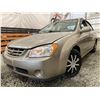 Image 1 : PARKSVILLE - 2005 KIA SPECTRA BROWN 195611 KMS "NO RESERVE" - D095934