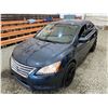 Image 4 : PARKSVILLE - 2015 NISSAN SENTRA GREY 214601 KMS - B637006