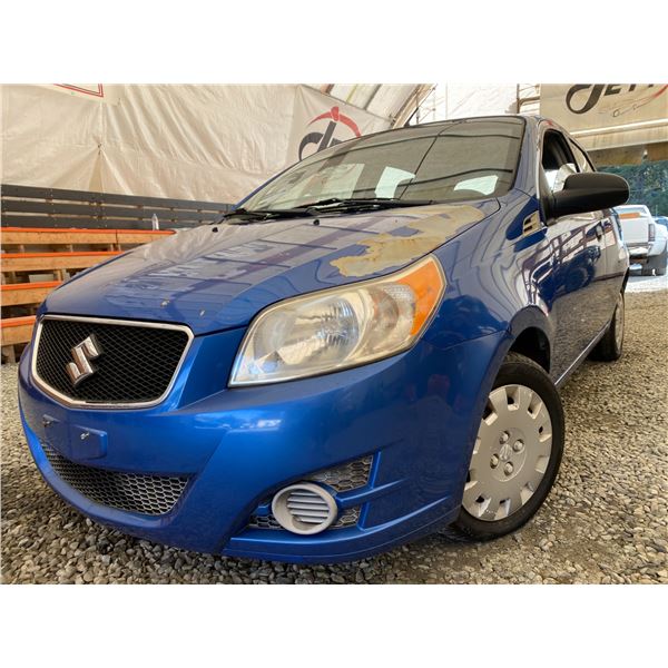 PARKSVILLE - 2010 SUZUKI SWIFT BLUE 218476 KMS - B092717