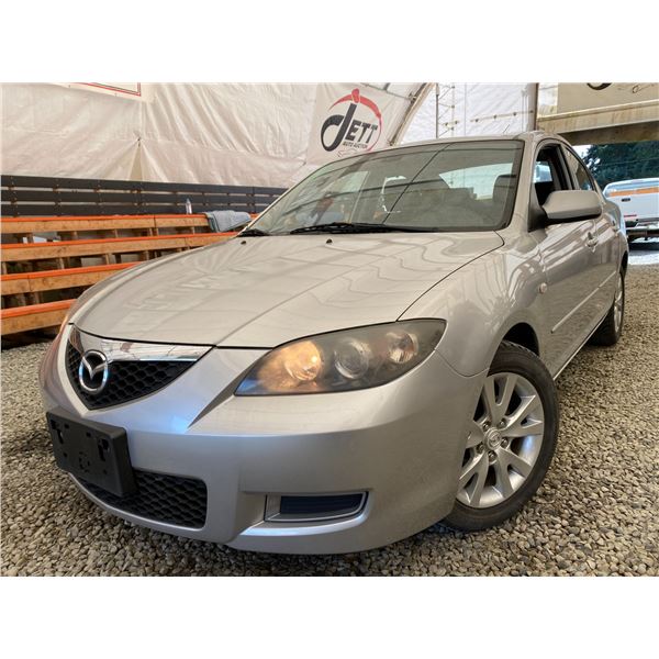 PARKSVILLE - 2008 MAZDA MAZDA3 GRAY 184169 KMS - D853348