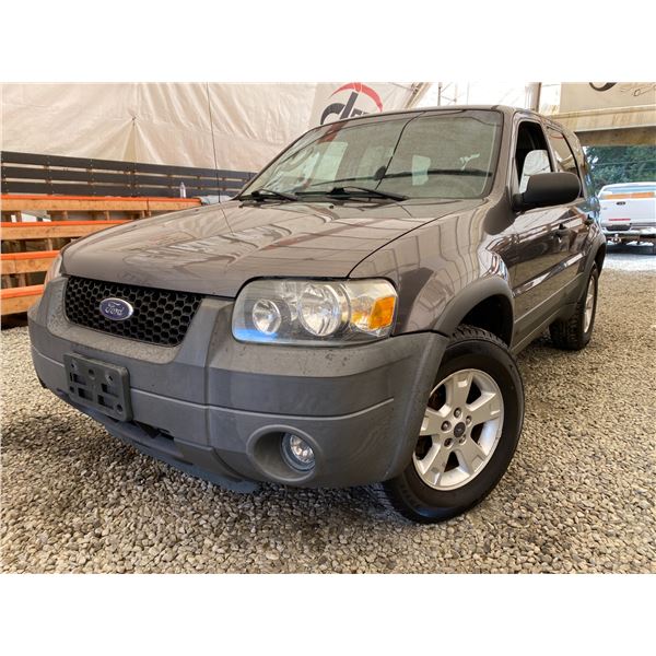 PARKSVILLE - 2005 FORD ESCAPE GREY 260120 KMS - BA91288