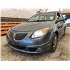 Image 2 : PARKSVILLE - 2006 PONTIAC VIBE BLUE 290520 KMS - B401857