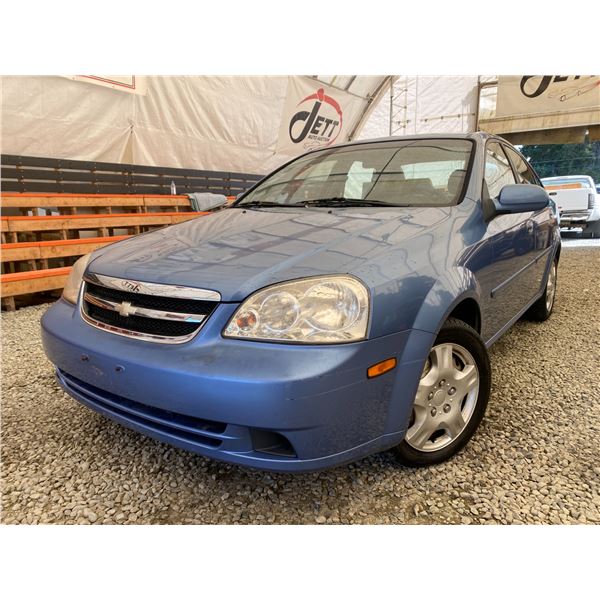 PARKSVILLE - 2004 CHEVROLET OPTRA BLUE 196184 KMS - B960261