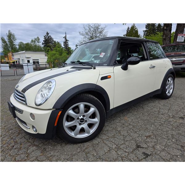 DUNCAN - 2006 MINI COOPER WHITE  195936KMS - JK71048