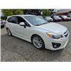 Image 9 : DUNCAN - 2013 SUBARU IMPREZA WHITE  208106KMS - J852413