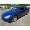 Image 3 : DUNCAN - 2003 HONDA ACCORD BLUE  330130 KMS - D801460
