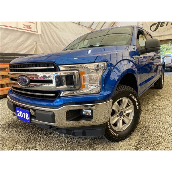 PARKSVILLE - 2018 FORD F-150 BLUE 100044 KMS - DD89880