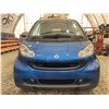 Image 5 : PARKSVILLE - 2009 SMART FORTWO BLUE 193698 KMS - D249481