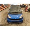 Image 7 : PARKSVILLE - 2009 SMART FORTWO BLUE 193698 KMS - D249481