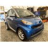 Image 8 : PARKSVILLE - 2009 SMART FORTWO BLUE 193698 KMS - D249481