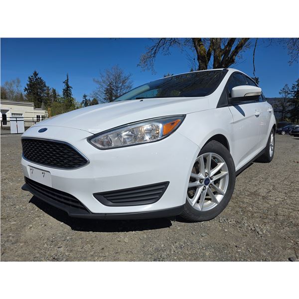 DUNCAN - 2017 FORD FOCUS WHITE 154252 KMS - D297212