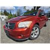 Image 1 : DUNCAN - 2010 DODGE CALIBER ORANGE 203092 KMS - J605825