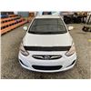 Image 7 : PARKSVILLE - 2013 HYUNDAI ACCENT WHITE 127859 KMS - D435249