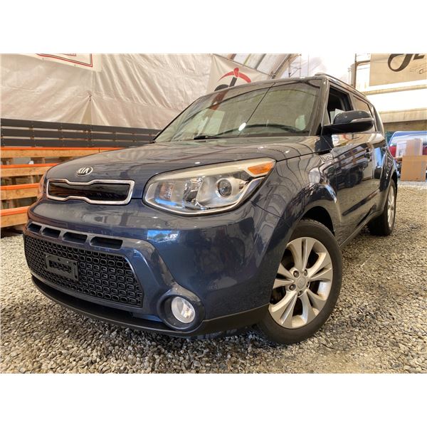 PARKSVILLE - 2015 KIA SOUL BLUE 116360 KMS - D194556