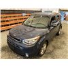 Image 4 : PARKSVILLE - 2015 KIA SOUL BLUE 116360 KMS - D194556