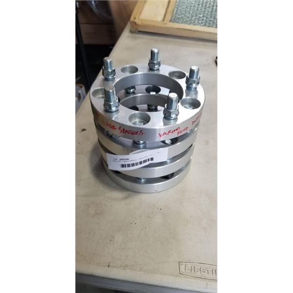 SET OF 1 INCH WHEEL SPACERS, FIT VARIOUS FORD, DODGE, CHRYSLER
