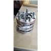 Image 1 : SET OF 1 INCH WHEEL SPACERS, FIT VARIOUS FORD, DODGE, CHRYSLER