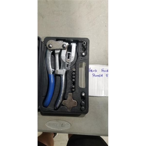 CASED HAND HOLE PUNCH