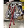 Image 1 : ASSORTED NEW GASKETS, CENTER CAPS, TIRE PLUGS, SQUEEGIES, VINTAGE SEATBELTS