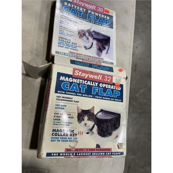 2 MAGNECTIC CAT DOORS