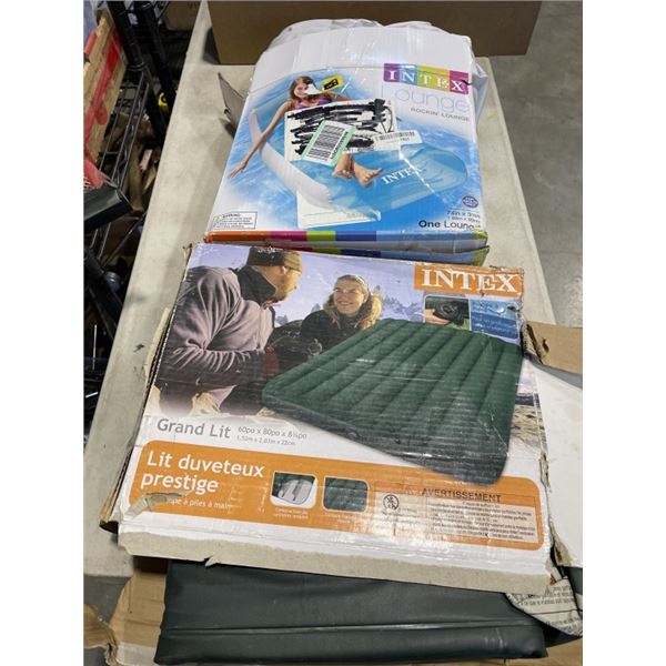 AIR MATTRESS AND POOL LOUNGER