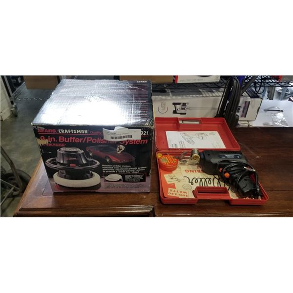 CRAFTSMAN 9 INCH BUFFER AND MASTERCRAFT SOLDERING IRON