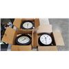Image 1 : 3 NEW 6 INCH GAUGES, 2 PRESSURE AND 1 STRAIN GAUGE