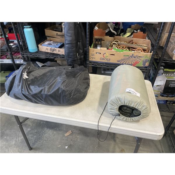 WOODS AIR MATTRESS AND SLEEPING BAG