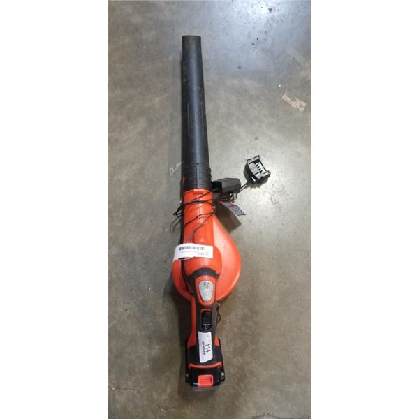 BLACK AND DECKER LEAF BLOWER