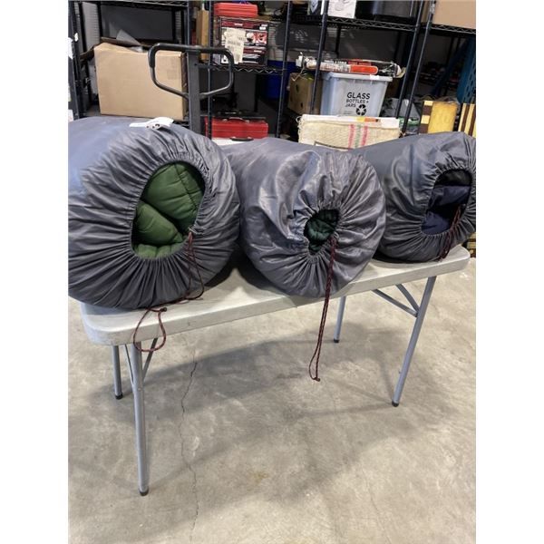 3 COLEMAN SLEEPING BAGS