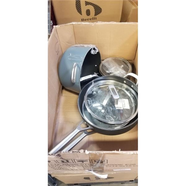 LOT OF COOKWARE POTS, PANS ETC NINJA FOODI