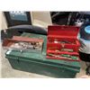 Image 1 : 2 METAL TOOL BOXES AND ASSORTED HAND TOOLS