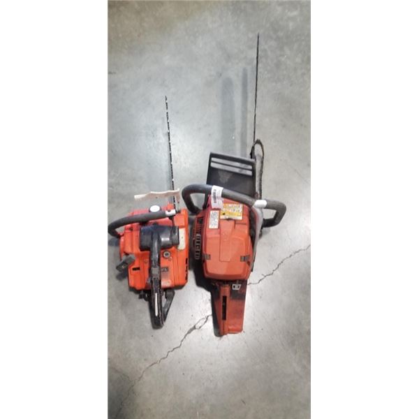 2 GAS POWERED CHAIN SAWS - UNTESTED