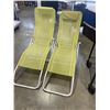 Image 1 : 2 FOLDING LOUNGE CHAIRS