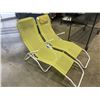 Image 2 : 2 FOLDING LOUNGE CHAIRS