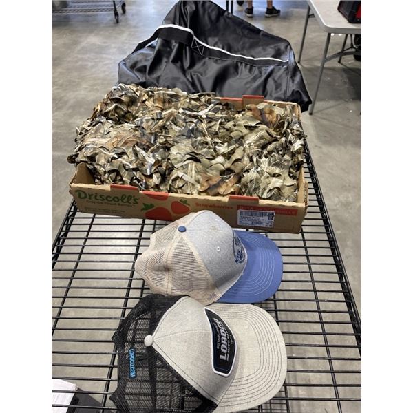 SHERWOOD HOCKEY BAG AND 5X10 CAMO NET