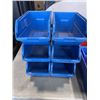 Image 2 : GREY TOTE WITH ASORTED PARTS BINS