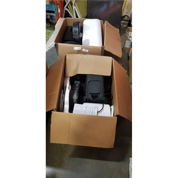 TWO BOXES OF VARIOUS ROBOT VACUUM PARTS