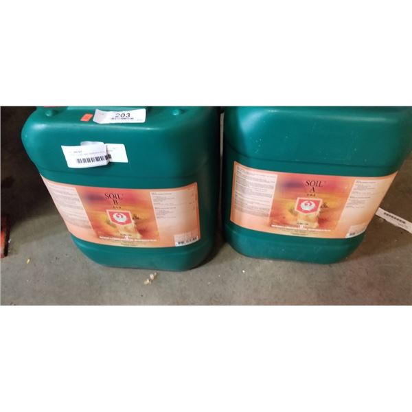 2 NEW HOUSE AND GARDEN SOIL PLANT NUTRIENT, 2 PART A+B 20 LITRES EACH
