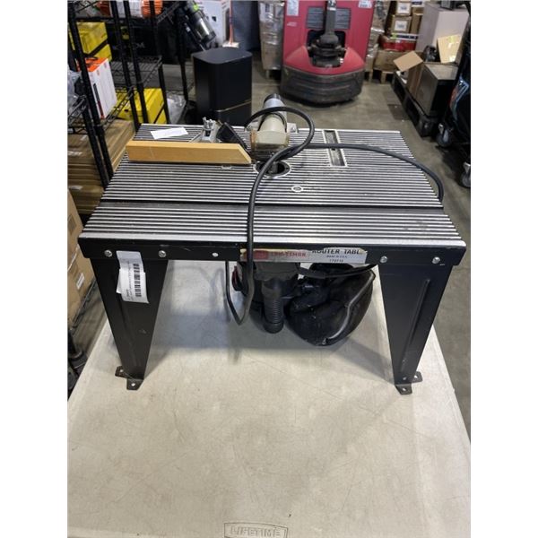 SEARS CRAFTSMAN ROUTER TABLE AND ROUTER