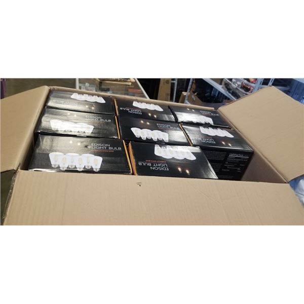 16 BOXES OF BERELLI ST58 4W-6W 2700K-5000K E26 STANDARD SOCKET LIGHT BULBS SIX PER BOX RETAIL $400